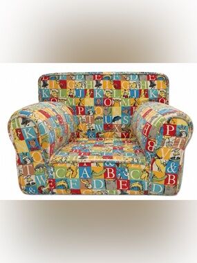 Trend Lab Discontinued Children's Alphabet Print Armchair in Multicolor